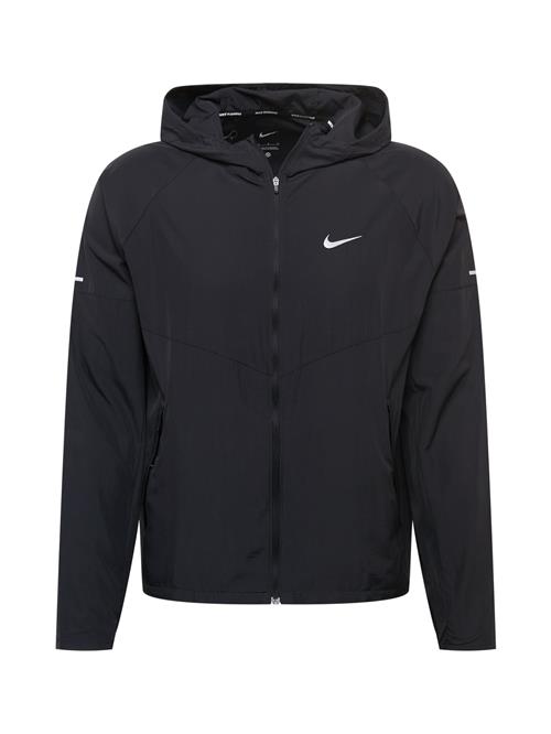 NIKE Sportsjakke  sort / hvid