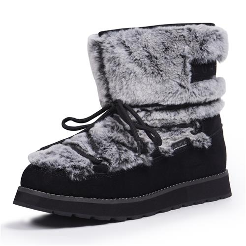 LUHTA Snowboots 'Nauttiva'  grafit / sort-meleret