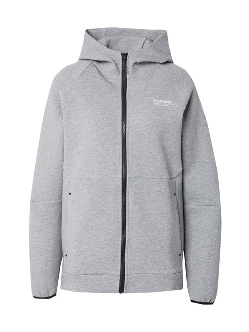 Hummel Sportssweatjakke 'TECH FLEECE'  stone / offwhite