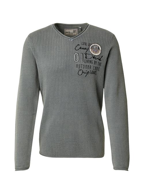 CAMP DAVID Pullover  grå / mint / sort