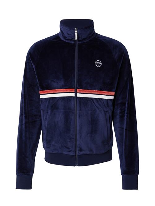 Sergio Tacchini Sweatjakke 'DALLAS 024'  mørkeblå / orange / hvid