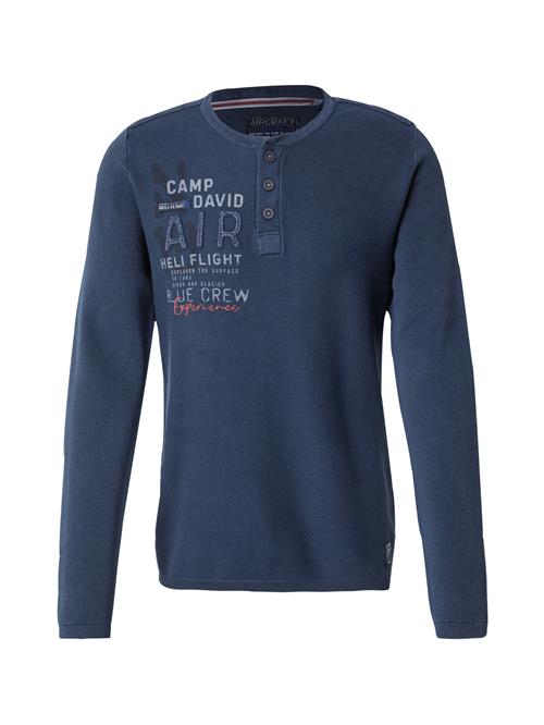 CAMP DAVID Pullover  navy / lys rød / hvid