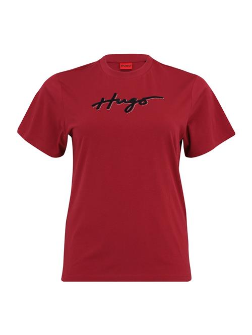 HUGO Shirts  rød / sort