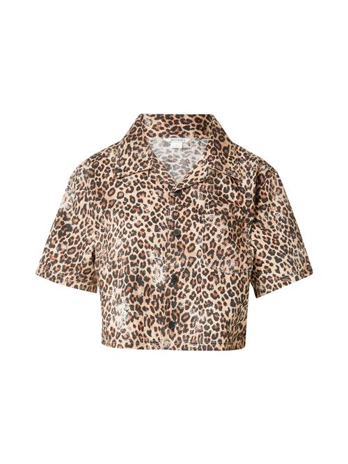 Se Monki Bluse  beige / cognac / sort ved About You