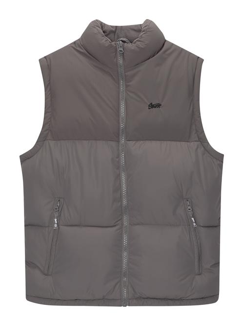 Pull&Bear Vest  grå / sort