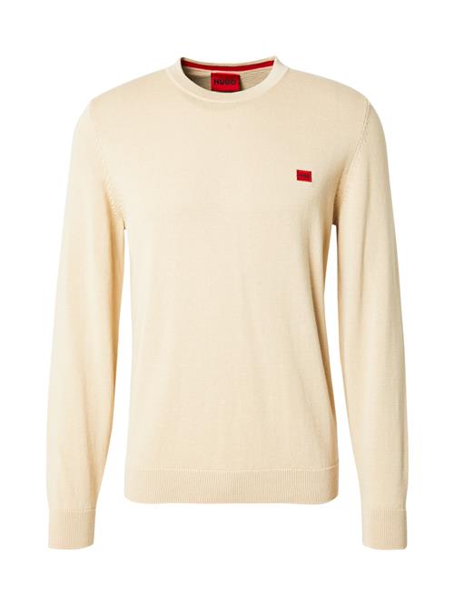 HUGO Pullover 'San Cassius'  lysebeige