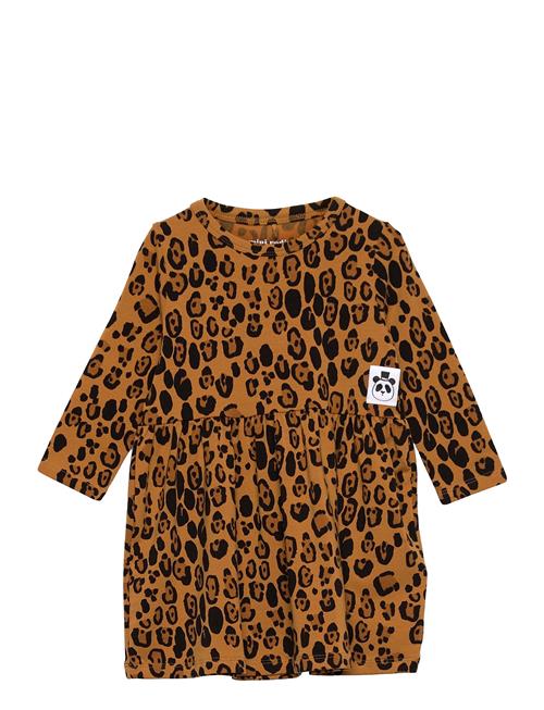 Mini Rodini Basic Leopard Ls Dress Tencel™ Mini Rodini Brown