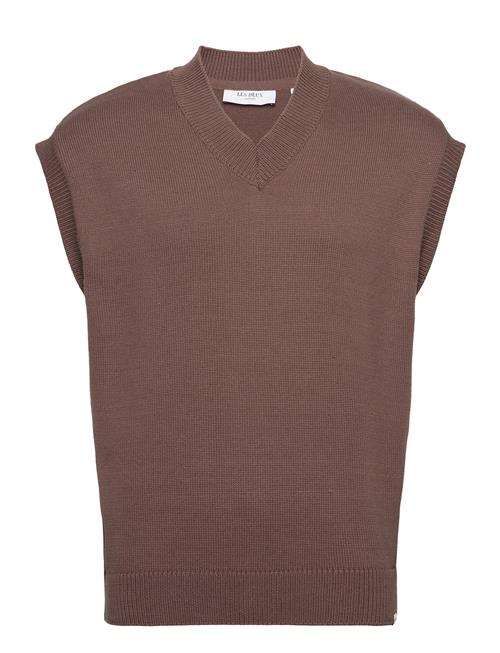 Les Deux Florent Cotton Logo Slipover Les Deux Brown