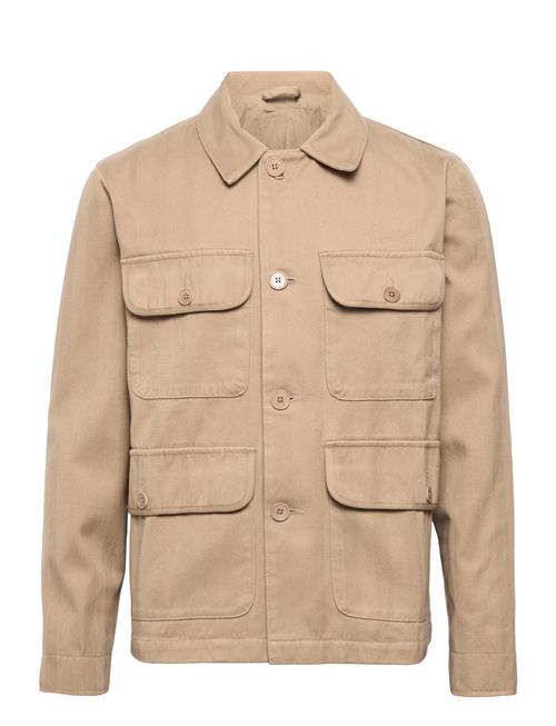 Wood Wood Bosco Herringb Twill Jacket Wood Wood Beige