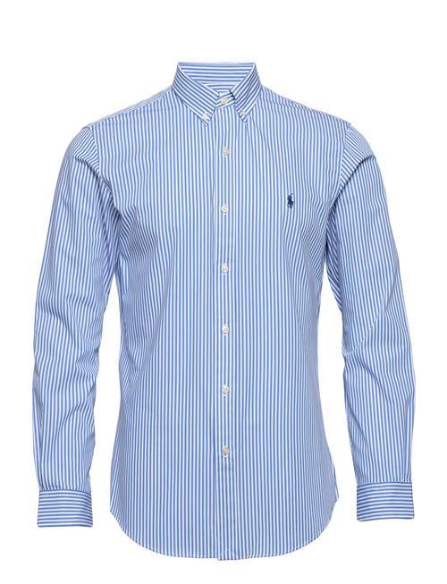 Polo Ralph Lauren Slim Fit Striped Stretch Poplin Shirt Polo Ralph Lauren Blue