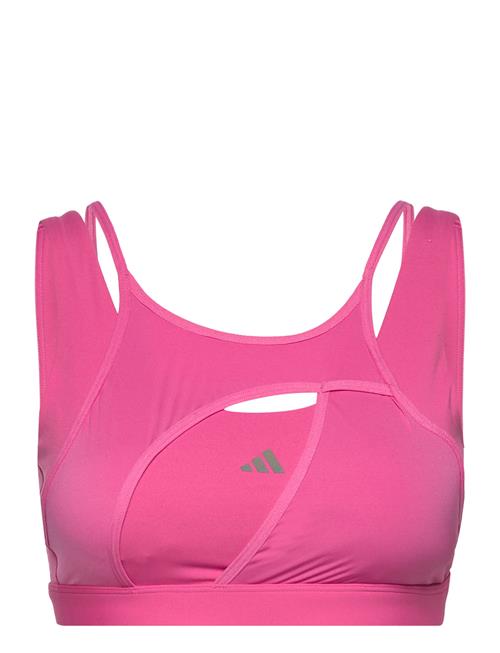 adidas Performance Powerimpact Luxe Medium-Support Bra Adidas Performance Pink