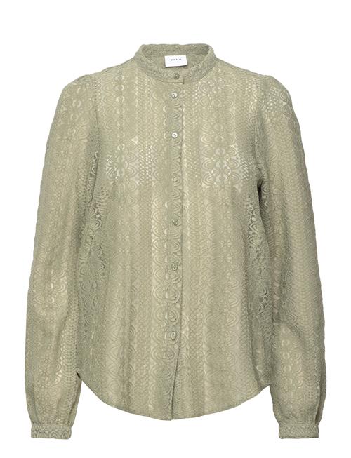 Vila Vichikka Lace L/S Shirt- Noos Vila Green