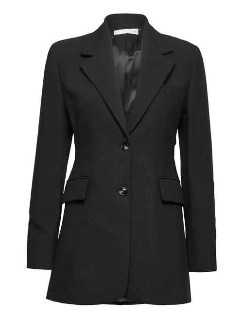 Mango Structured Jacket With Cut-Out Mango Black