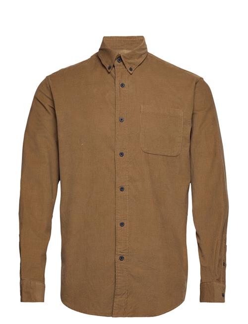 Selected Homme Slhregrick-Cord Shirt Ls W Selected Homme Brown