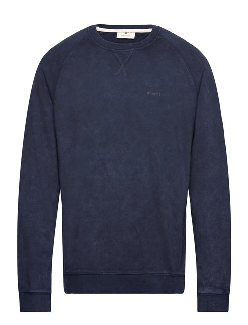 Anerkjendt Akruben Cotton Crew Sweat Anerkjendt Navy