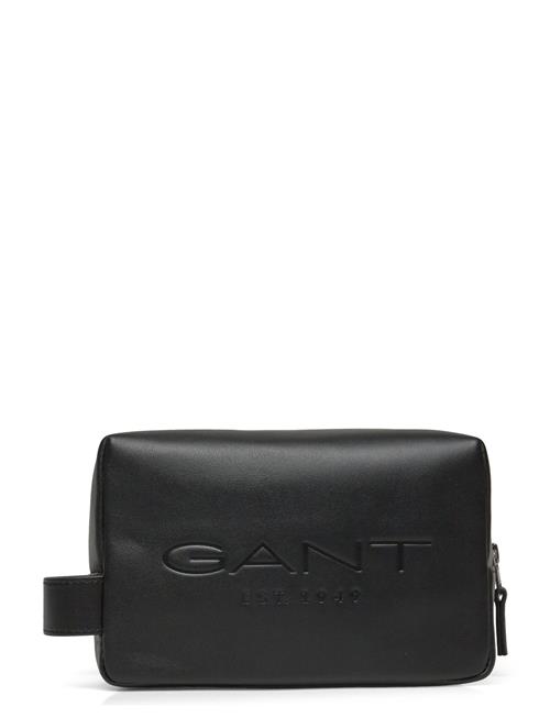 GANT Leather Wash Bag GANT Black