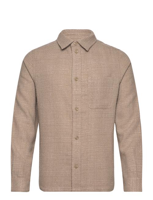 Les Deux Kevin Bouclé Shirt Les Deux Beige