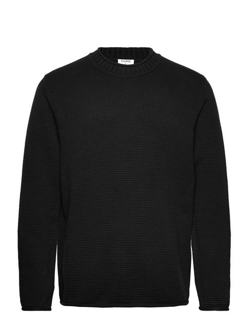 Filippa K Rolled Hem Sweater Filippa K Black