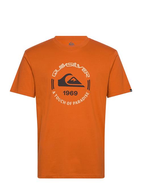 Quiksilver Circle Logo Ss Quiksilver Orange