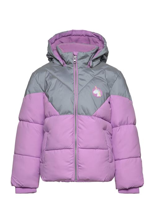 name it Nmfmaren Puffer Jacket Reflective Name It Purple