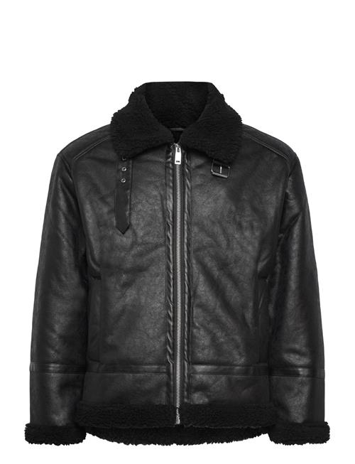 Lindbergh Faux Shearling Jacket Lindbergh Black