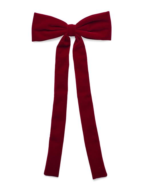 Becksöndergaard Velvet Bow Hair Clip Becksöndergaard Red