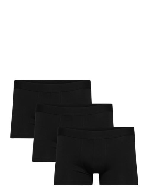 Bread & Boxers 3-Pack Trunks Bread & Boxers Black