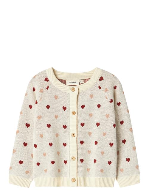 Lil'Atelier Nmfsaran Ls Knit Card Heart Lil Lil'Atelier Cream