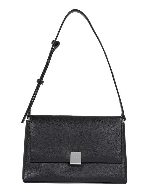 Calvin Klein Ck Plaque Medium Shoulder Bag Calvin Klein Black