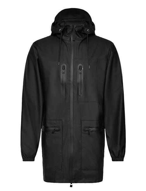 Rains Cargo Long Jacket W3 Rains Black