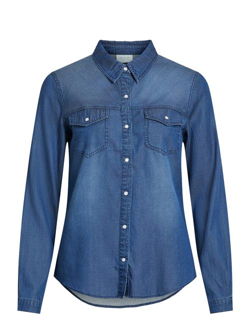 Vibista Denim Shirt-Noos Vila Blue
