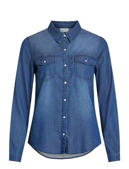 Vila Vibista Denim Shirt-Noos Vila Blue