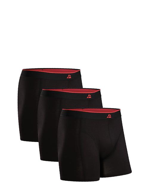 Men's Bamboo Trunks 3-Pack Danish Endurance Black