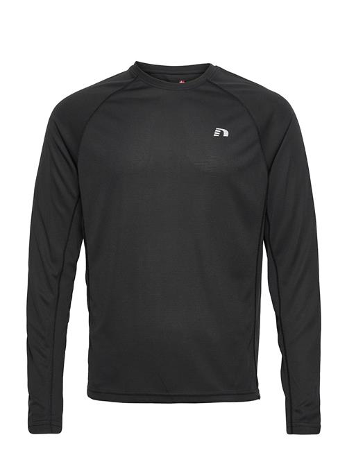 Men Core Running T-Shirt L/S Newline Black