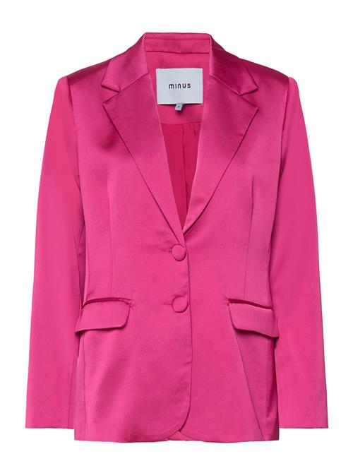 Minus Msjustina Sateen Blazer 1 Minus Pink