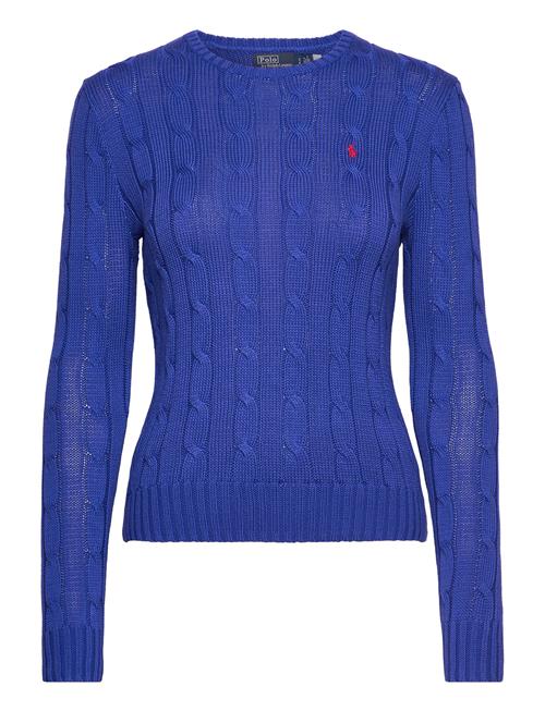 Polo Ralph Lauren Cable-Knit Cotton Crewneck Sweater Polo Ralph Lauren Blue