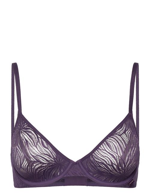 Calvin Klein Unlined Demi Calvin Klein Purple