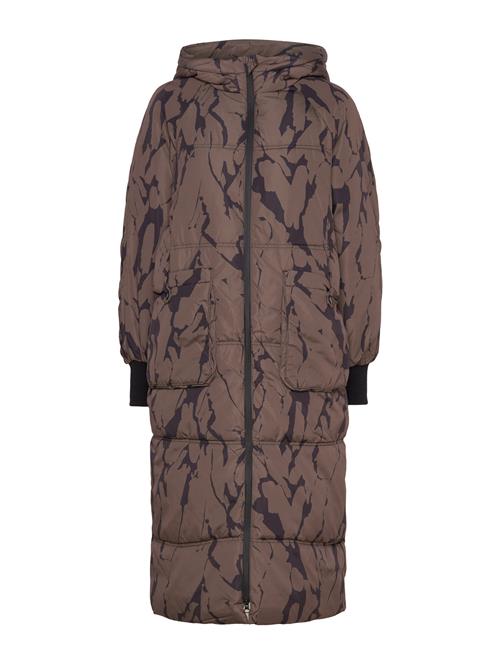 YAS Yasmarbel Long Padded Coat S. YAS Brown