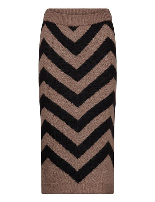 YAS Yaskavalli Hw Midi Knit Skirt S. YAS Brown