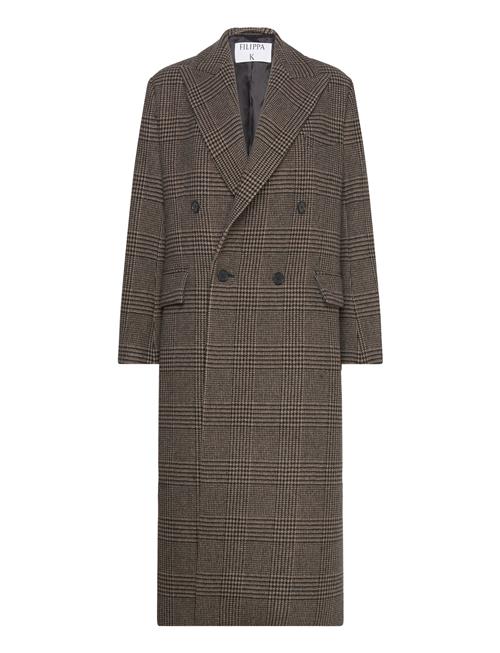 Filippa K Tailored Check Coat Filippa K Brown