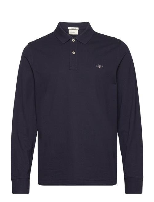 GANT Reg Shield Ls Pique Rugger GANT Navy