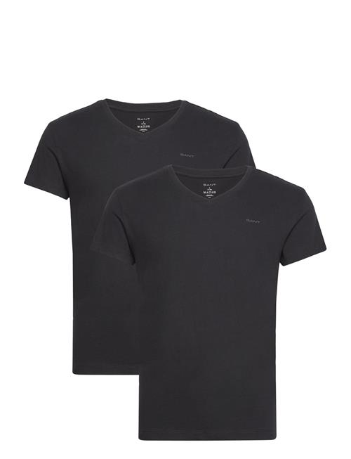 GANT V-Neck T-Shirt 2-Pack GANT Black