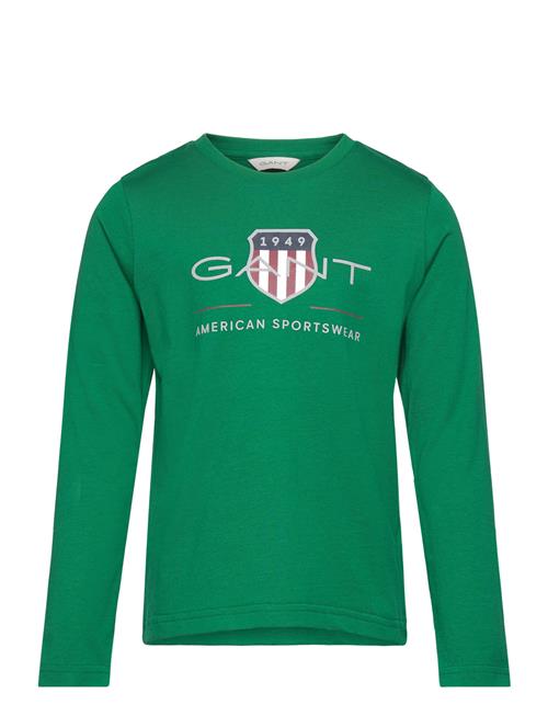 Archive Shield Ls T-Shirt GANT Green