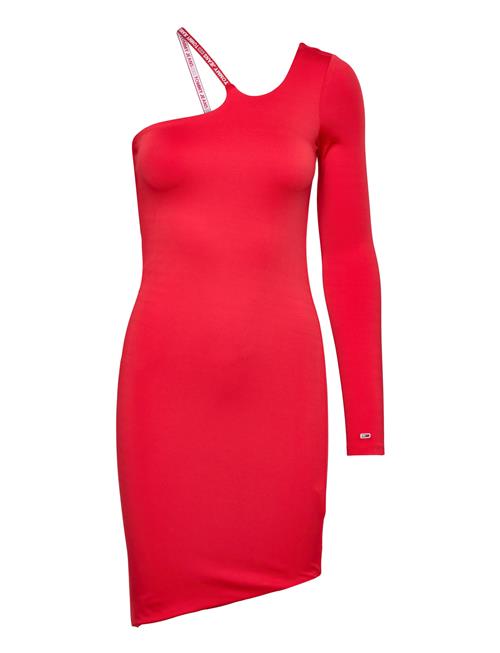 Tommy Jeans Tjw Logo Tape Bodycon Dress Tommy Jeans Red