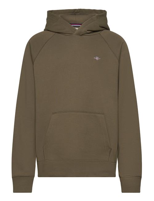 GANT Shield Hoodie GANT Khaki