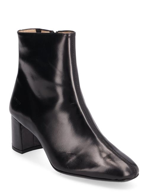 ANGULUS Bootie - Block Heel - With Zippe ANGULUS Black