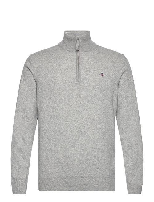 Superfine Lambswool Half Zip GANT Grey