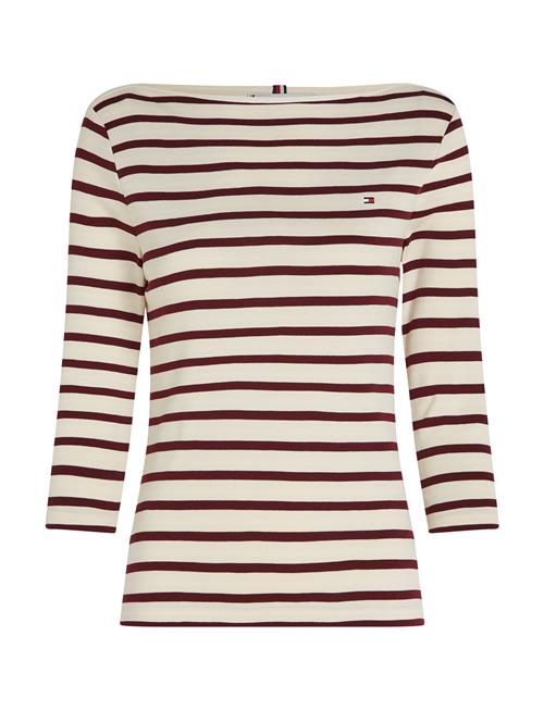 Tommy Hilfiger Slim Cody Boat-Nk 3/4Slv Tommy Hilfiger Burgundy