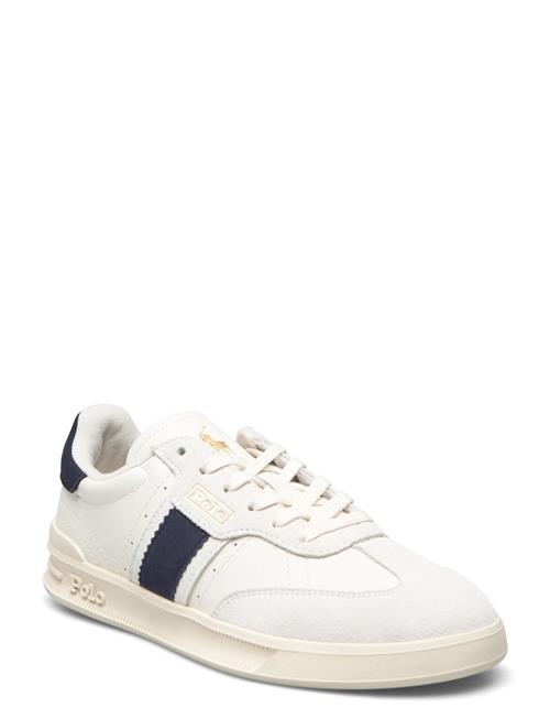 Polo Ralph Lauren Heritage Aera Leather-Suede Sneaker Polo Ralph Lauren White