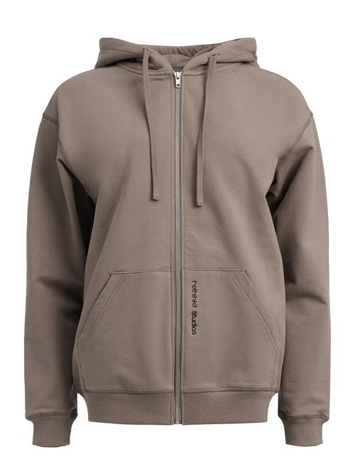 Rethinkit Studios Sweat Zip Hoodie Unisex Easy Rethinkit Studios Brown